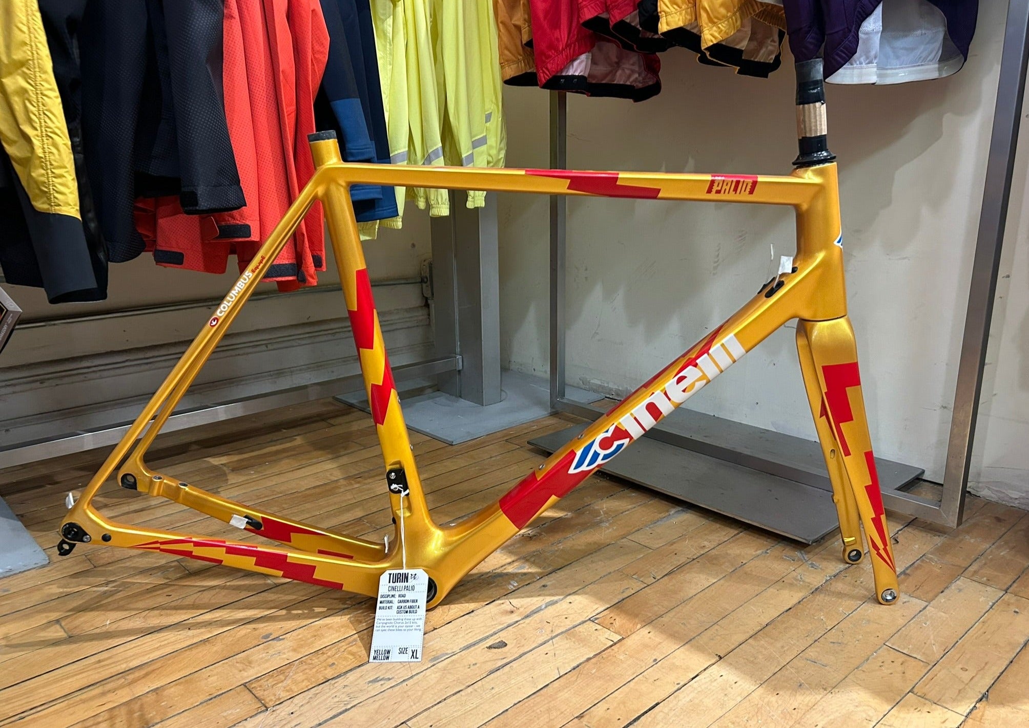 Cinelli Palio Disc Frameset Yellow Mellow Sm 48